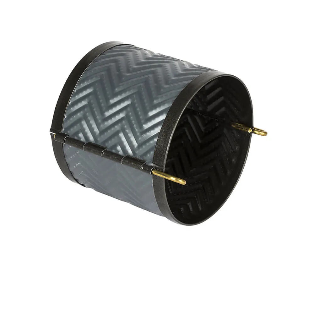 Pâté en Croûte Exopan Rond à Chevrons Diamètre 25 cm Hauteur 9 cm - MATFER