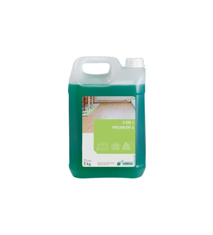 Détergent désinfectant Anios sols & surfaces PREMIUM A 3en1 - Bidon 5kg