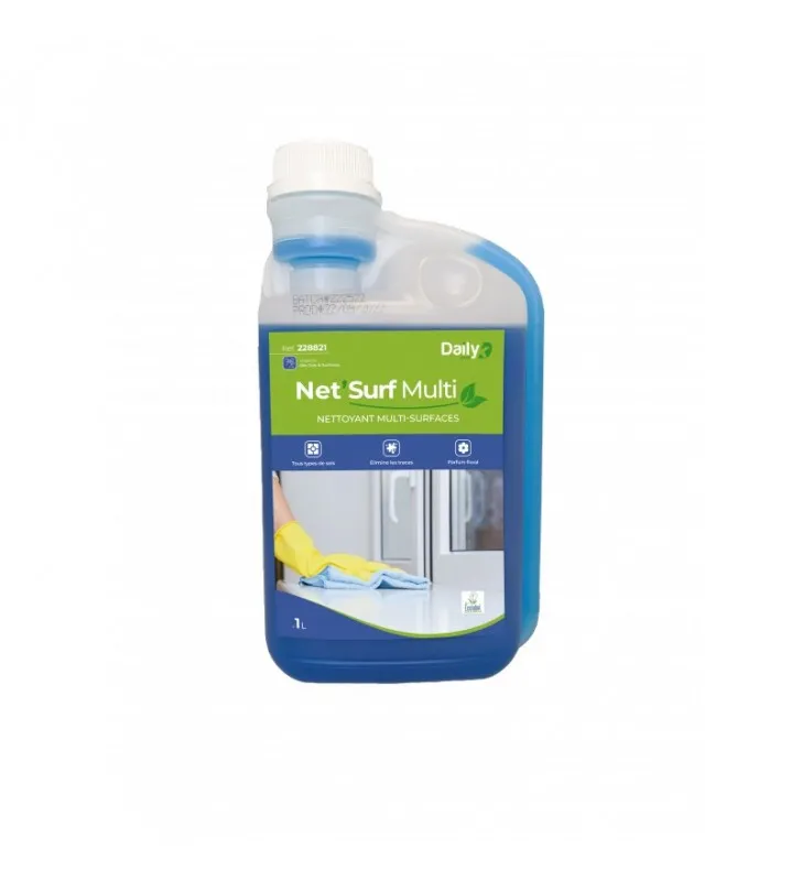 Nettoyant multi surfaces concentré NET'SURF MULTI - Bidon doseur 1L