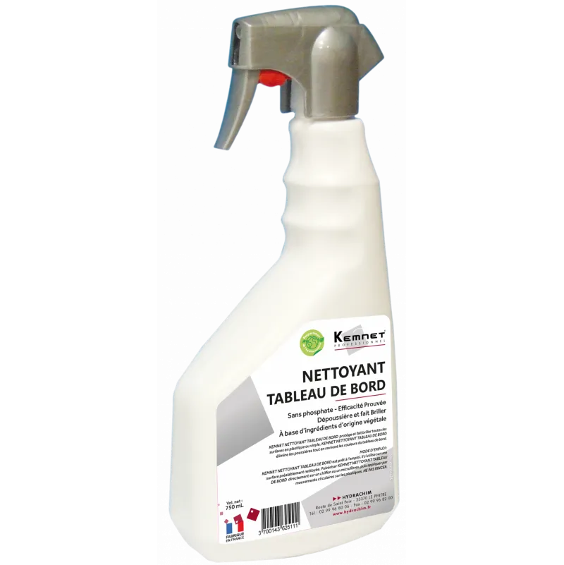 Nettoyant tableau de bord liquide Kemnet 750ml pour le nettoyage intérieur des véhicules