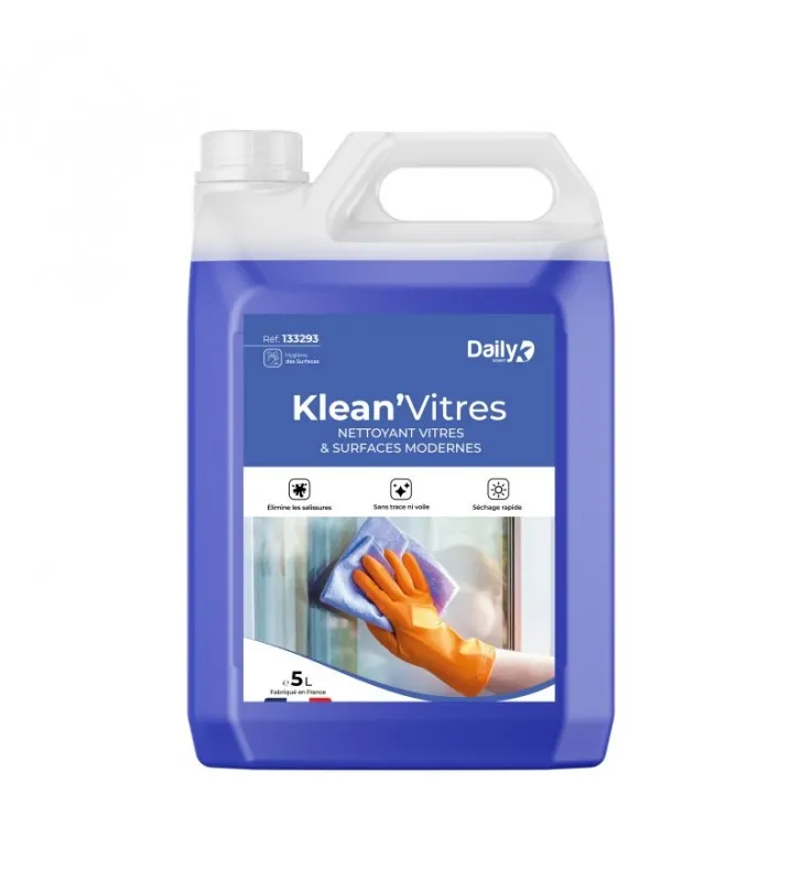 Nettoyant vitres et surfaces KLEAN'VITRES® - Bidon 5L