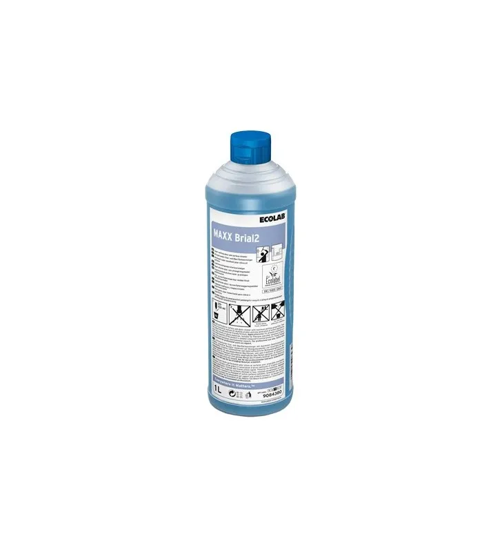 Nettoyant vitres et surfaces MAXX BRIAL 2 ECOLAB® - Bidon 1L