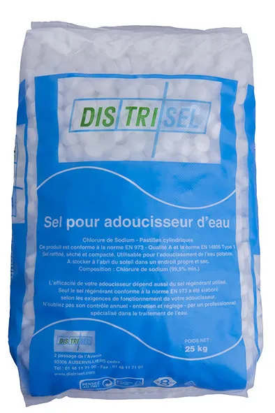 Sel Pour Adoucisseur Le Sac De 25Kg A Commander Par Multiple De 40 Sacs