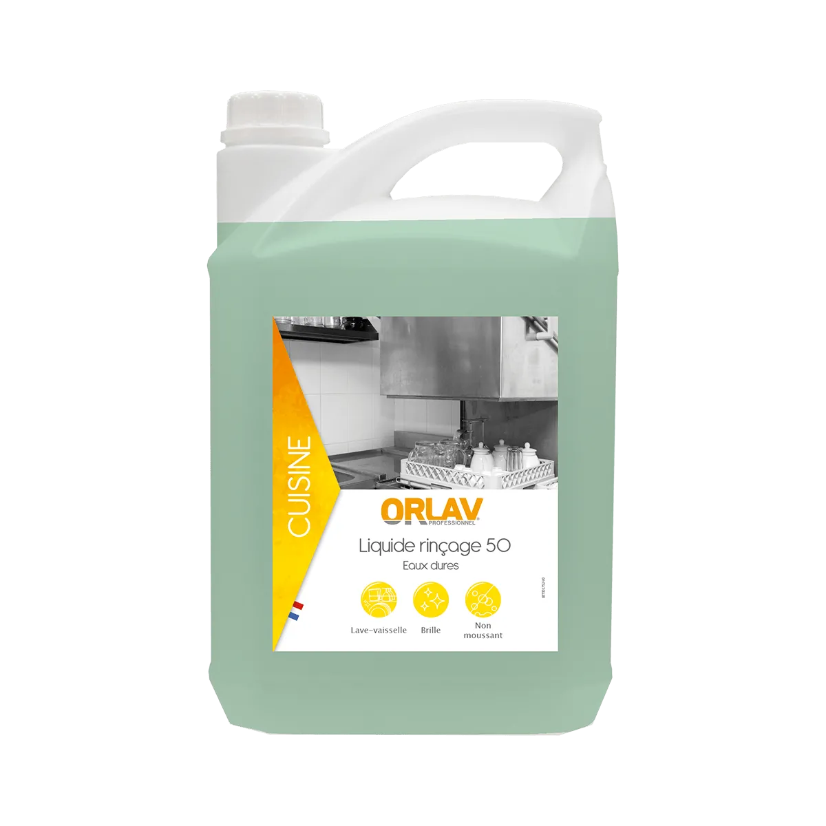 ORLAV liquide de rinçage lave vaisselle 5L