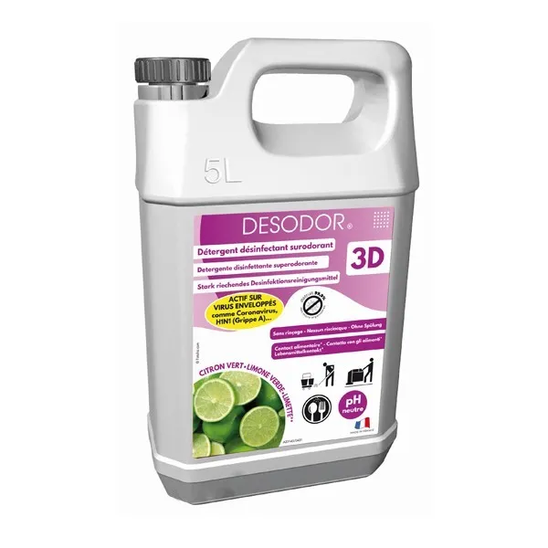 P00058 - Désinfectant 3D Citron vert 5L DESODOR