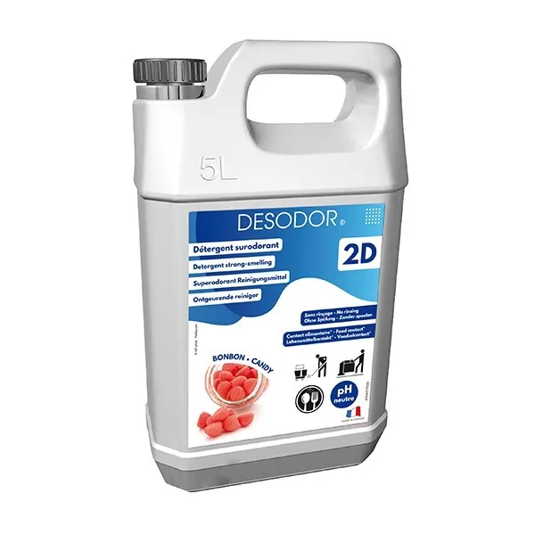P00063 - Détergent 2D Bonbon 5L DESODOR