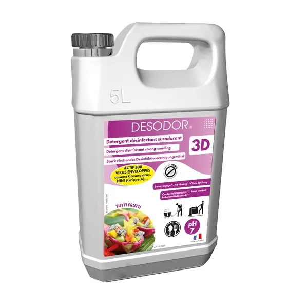 P00253 - Désinfectant 3D Tutti Frutti 5L DESODOR