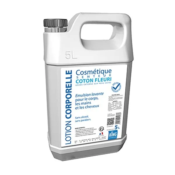 P00386 - Nettoyant corporel Gel Coton Fleuri 5L KING