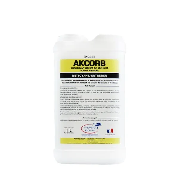 P00398 - Absorbant rapide de sécurité pour l'hygiène 1L