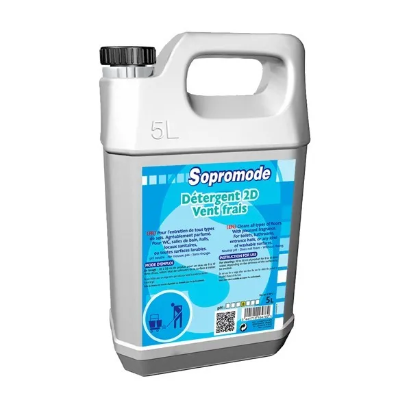 P01003 - Détergent 2D Vent Frais 5L SOPROMODE