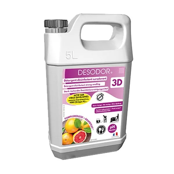 P01148 - Désinfectant 3D Pamplemousse 5L DESODOR