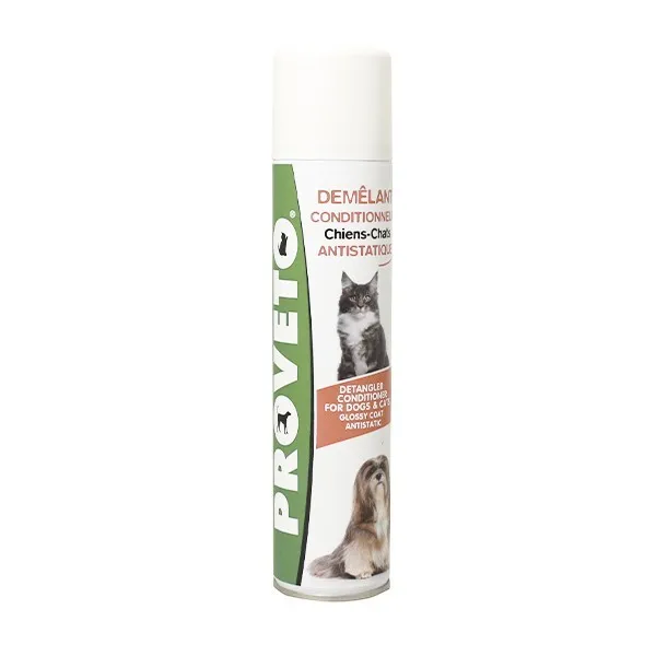P01210 - Démêlant chiens-chats antistatique 300ml PROVETO