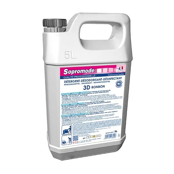 P01220 - Désinfectant 3D Bonbon 5L SOPROMODE