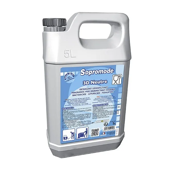 P01260 - Désinfectant 3D Neutre 5L SOPROMODE