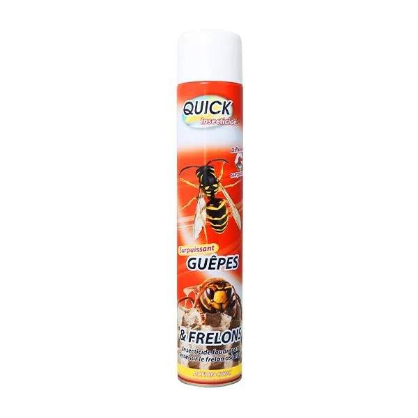 P01376 - Insecticide Frelons Guêpes surpuissant 750ml QUICK