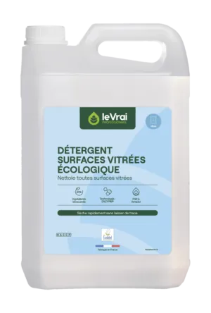 Le vrai professionnel détergent surfaces vitrées écologique technologie enzypin - Bidon De 5L