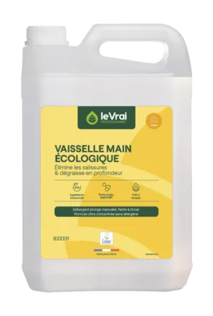 Le vrai professionnel vaisselle main écologique technologie enzypin® Le Bidon De 5 Litres