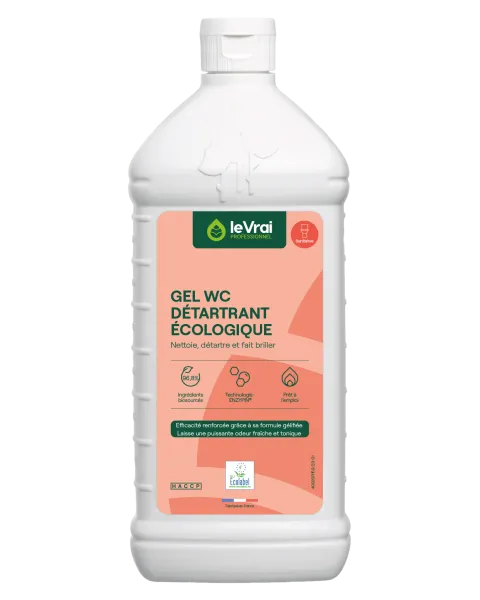 Le vrai professionnel gel wc détartrant écologique Flacon De 1Litre