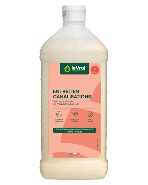 Le vrai professionnel entretien canalisations technologie enzypin 1L