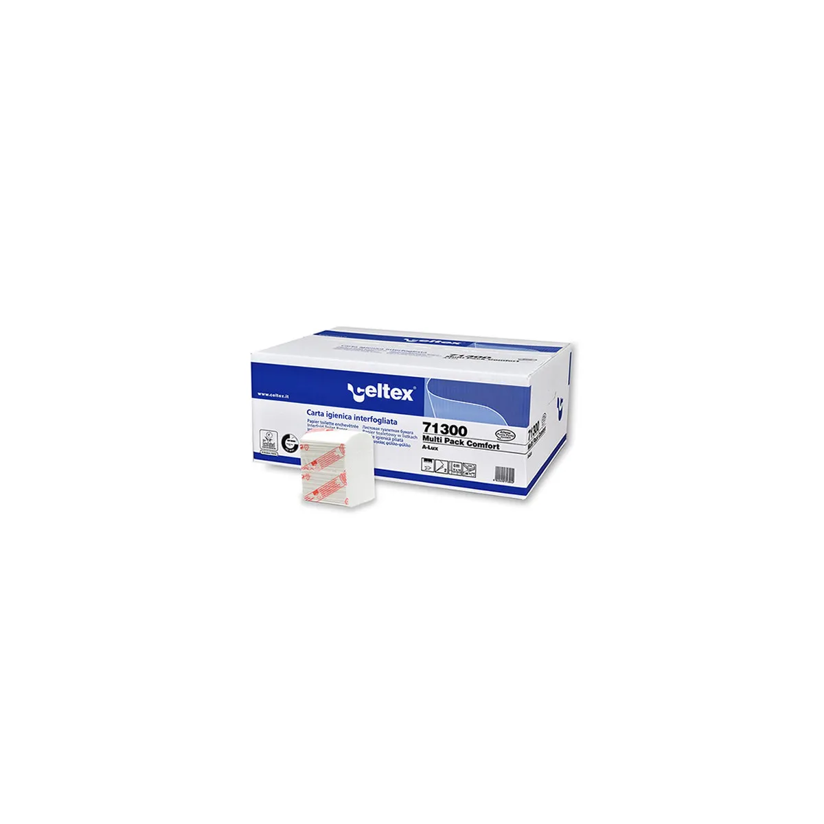 Papier Hygienique paquet feuille Multi Pack Comfort 250 F