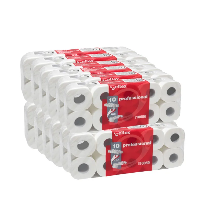 Papier Hygiénique PROFESSIONAL RED 2 plis - Blanc - 160F par rouleau