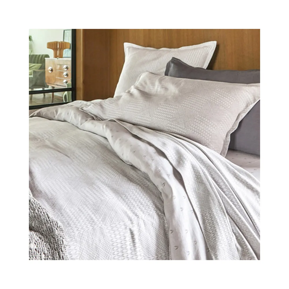 Parure de lit Gramines Blanc des Vosges - 3 coloris