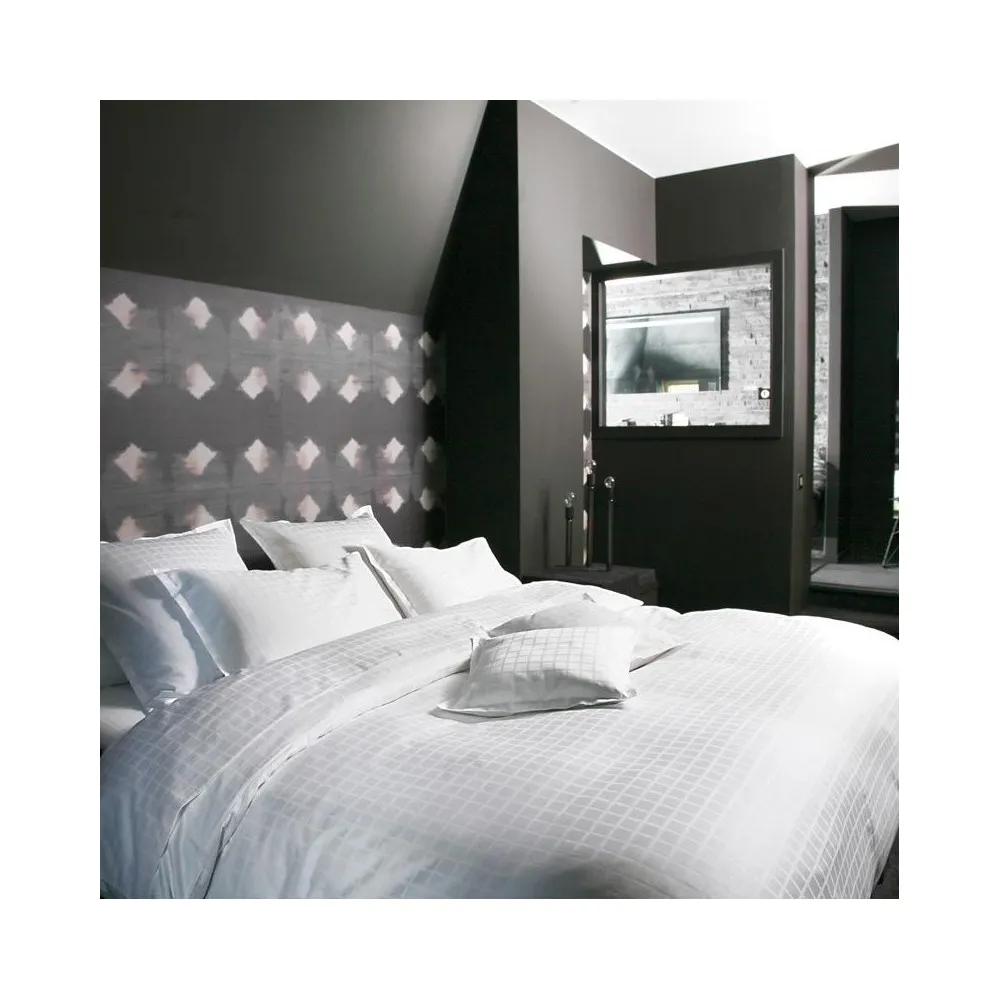 Parure de lit Palace Satin Blanc des Vosges - 2 coloris