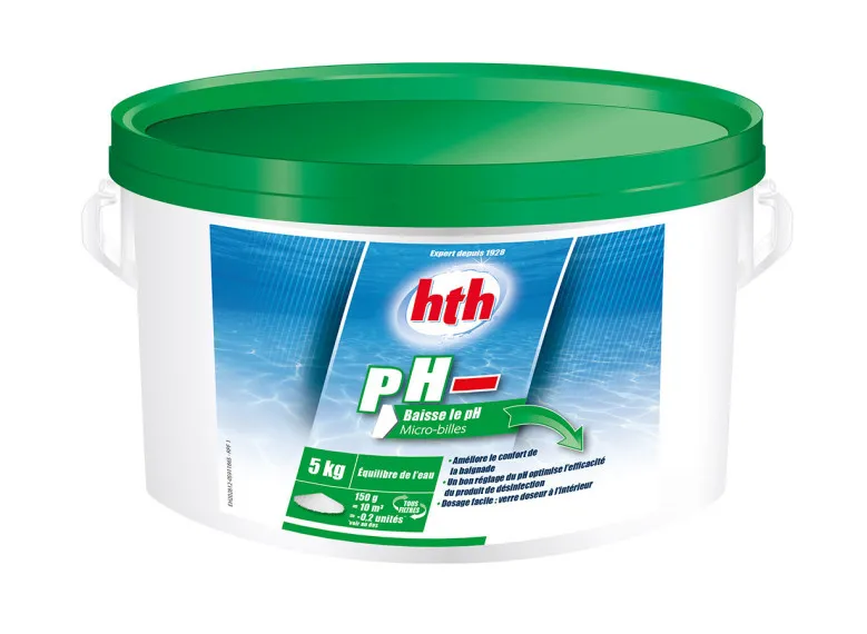 pH moins micro-billes 5 kg - HTH