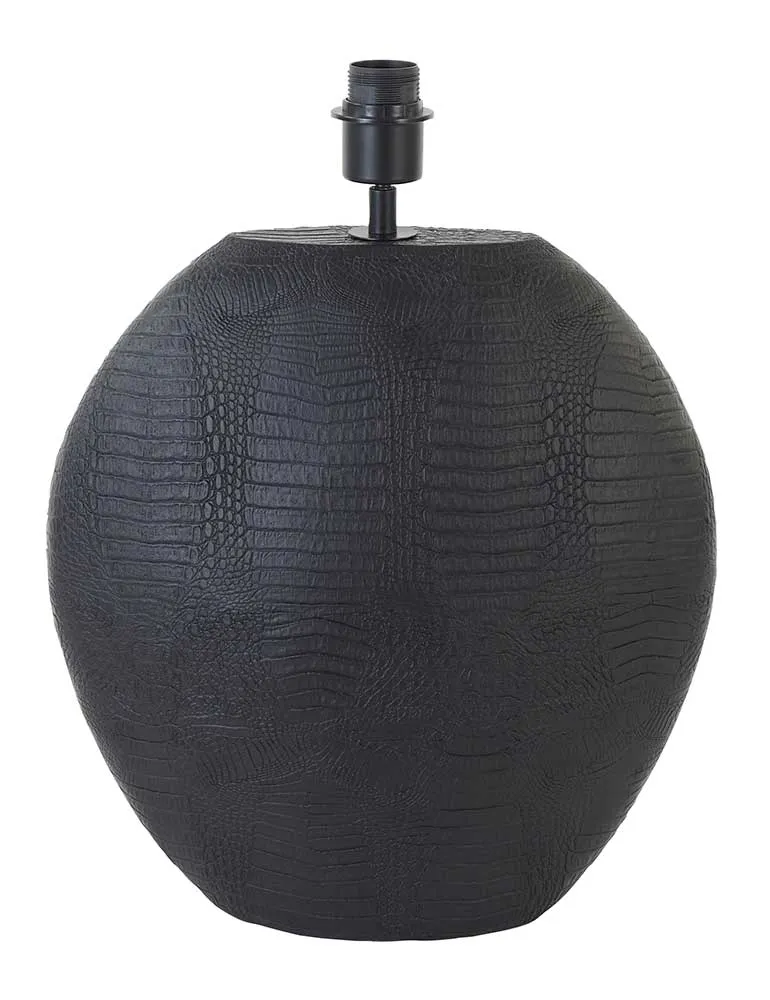 Pied de lampe vase Light & Living Skeld noir