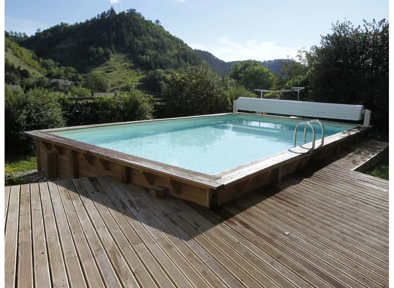 Piscine bois Linéa 6,50 x 3,50 x 1,40 m - Ubbink