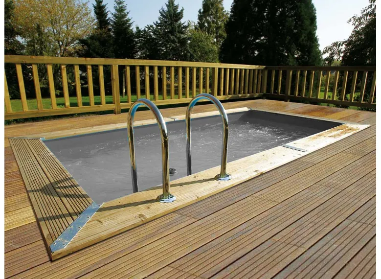 Piscine bois Linéa UrbanPool 4,50 x 2,50 x 1,40 m - Ubbink