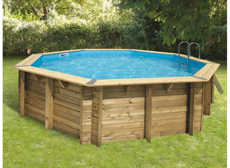Piscine bois Océa 5,10 x 1,20 m - Ubbink