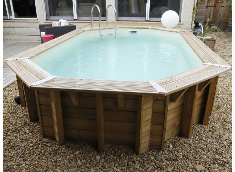 Piscine bois Océa 5,50 x 3,55 x 1,20 m - Ubbink