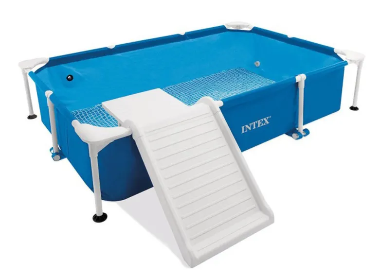 Piscine tubulaire rectangulaire pour animaux - Intex