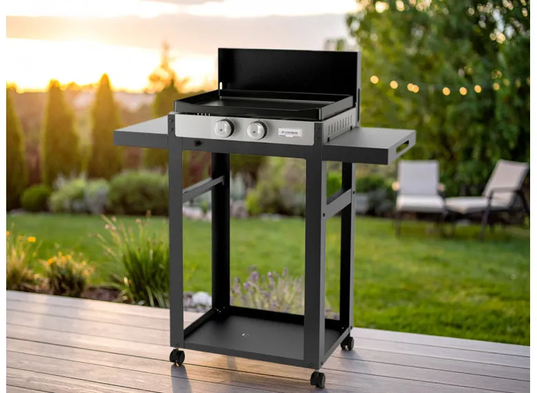 Plancha gaz sur chariot La Plancha Française 250 Duo Edition - Le Marquier