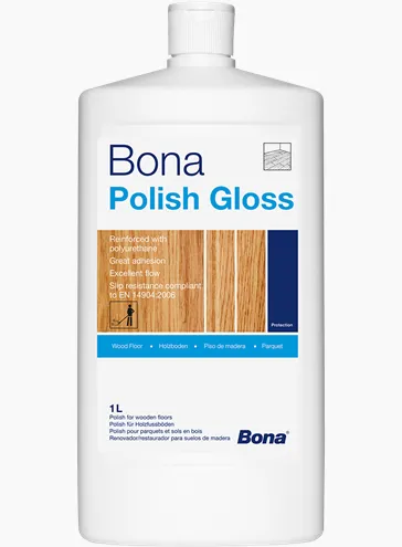 Bona Polish Brillant Parquets Vitrifies Le Flancon De 1Litre Brillant