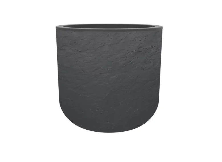 Pot de fleurs rond en plastique EDA Volcania UP - Ø 40 cm