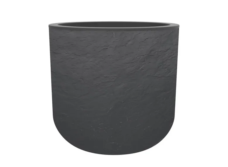 Pot de fleurs rond en plastique EDA Volcania UP - Ø 50 cm