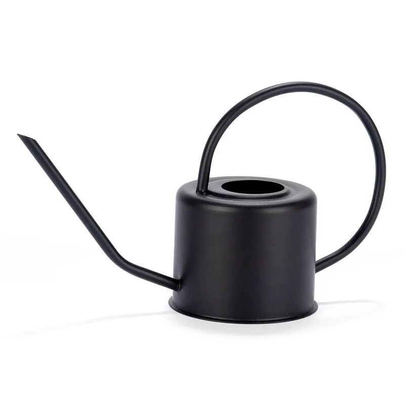 Arrosoir en métal noir, 37,5 x 13 x 20 cm