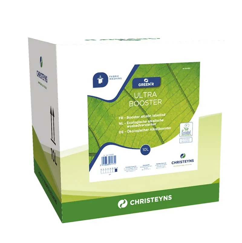 Renforçateur alcalin tous textiles GREEN R ULTRA BOOSTER Bag In Box 10L
