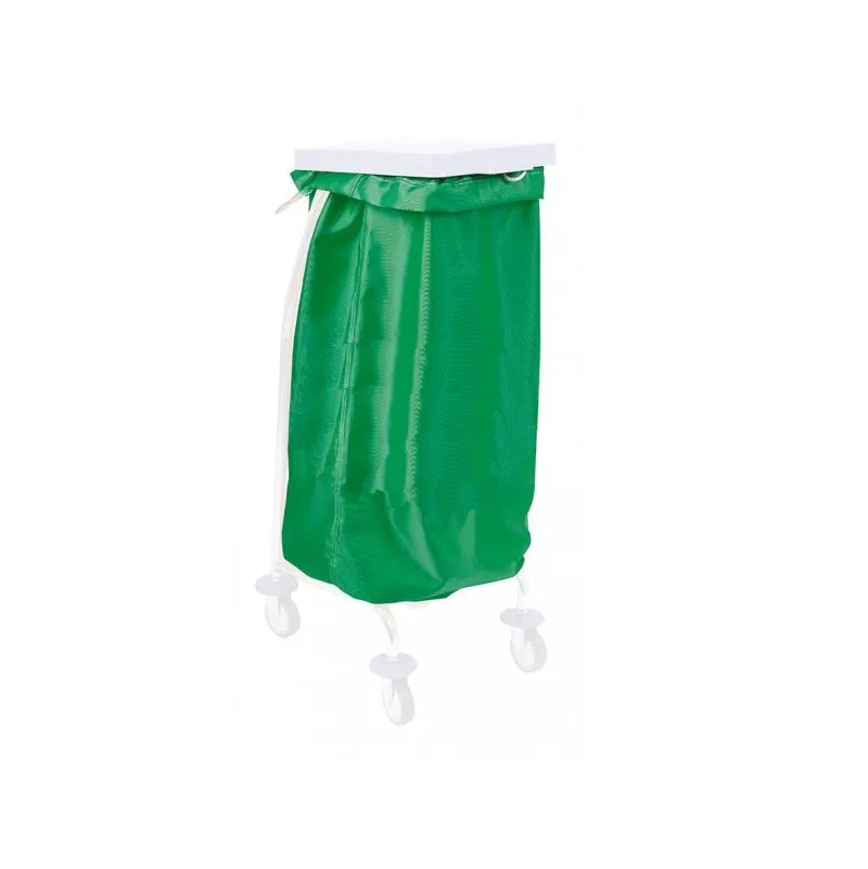 Sac a linge 65 L uni vert 130g m2 chariot ramassage linge FILMOP