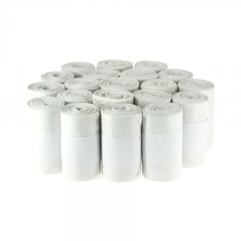Sacs poubelles blancs 20L - Colis de 1000