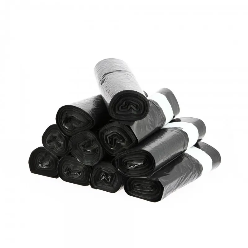 Sacs poubelles noirs 30L - Colis de 500 - 11 microns PEBD