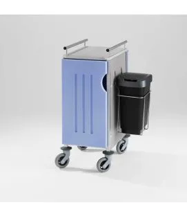 Deux roues à frein plastique Saint Romain (2 pièces)