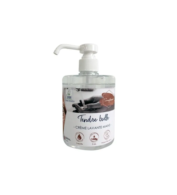Savon Crème Lavante Mains ECOLABEL – 500 ml