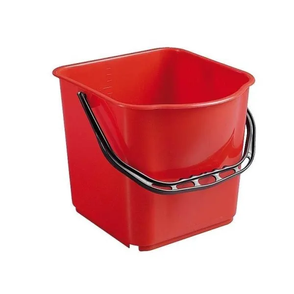 Seau Polyethylene Capacite 15L Rouge