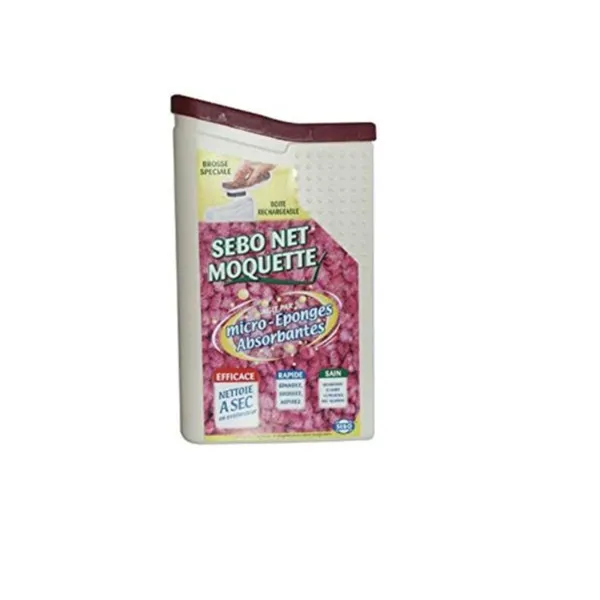 Nettoyant moquette SEBO BOITE 500 gr AVEC SA BROSSE