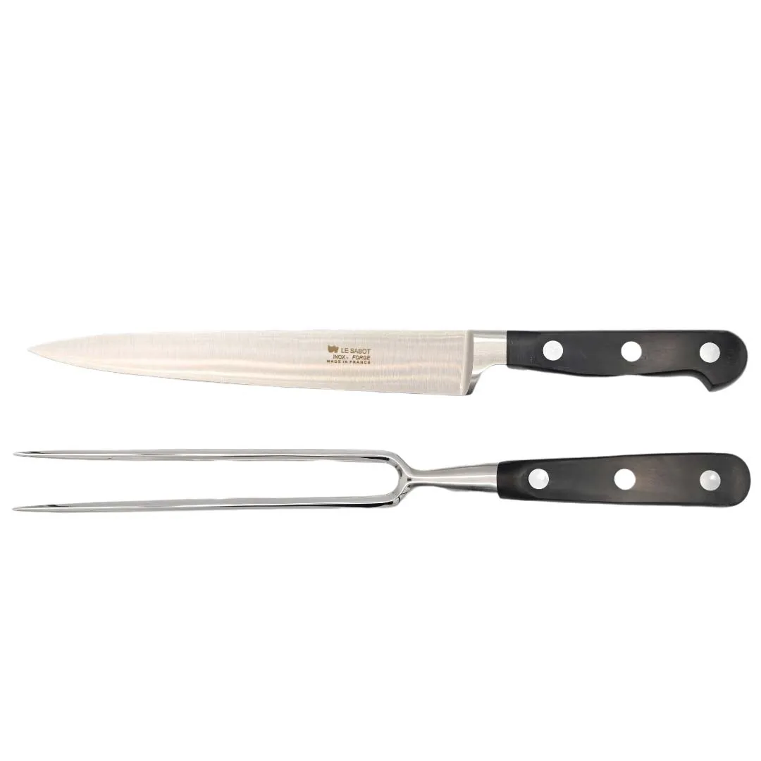 Service à Découper Forgé Noir - Au Sabot