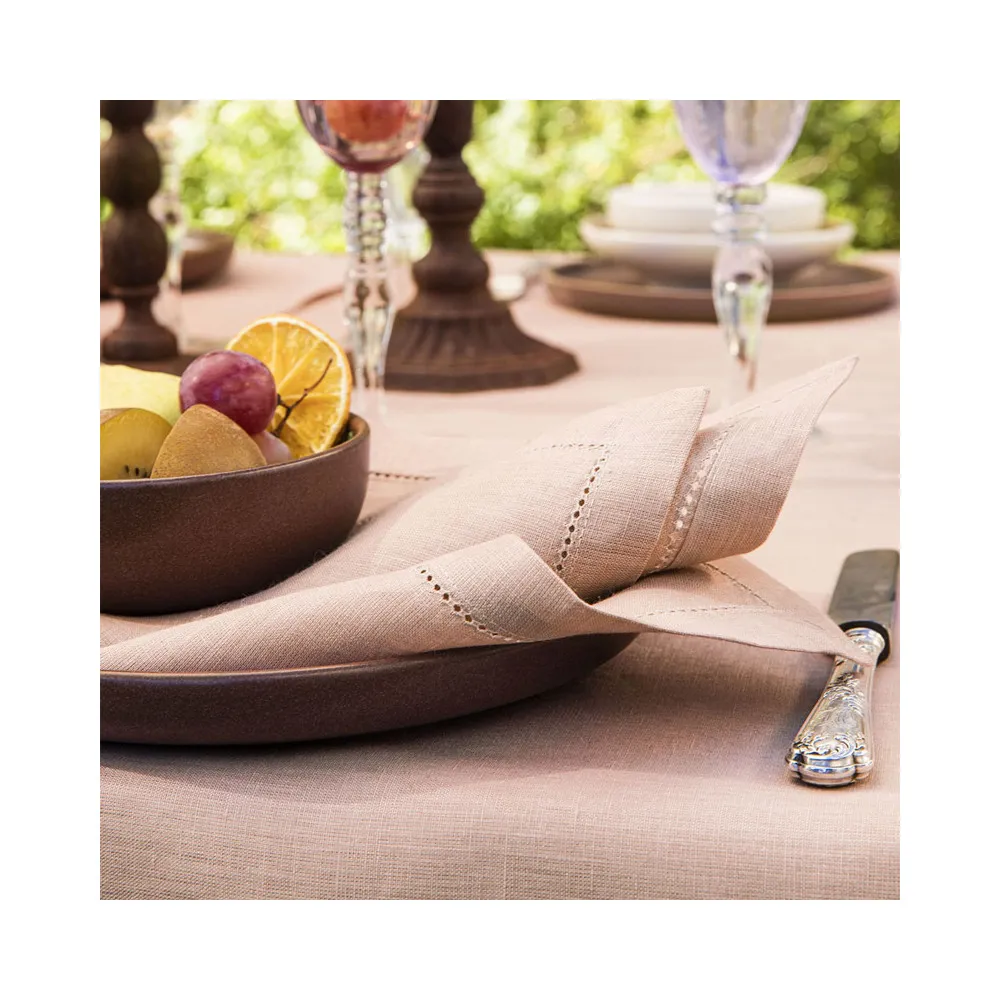 6 serviettes en Lin Florence Turpault - 13 coloris