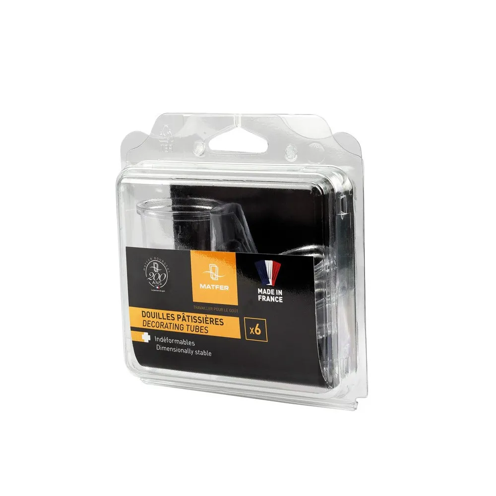 Set de 6 douilles MATFER copolyester interchangeables